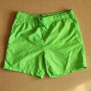 NEON GREEN "Faded Glory" Swimming Shorts